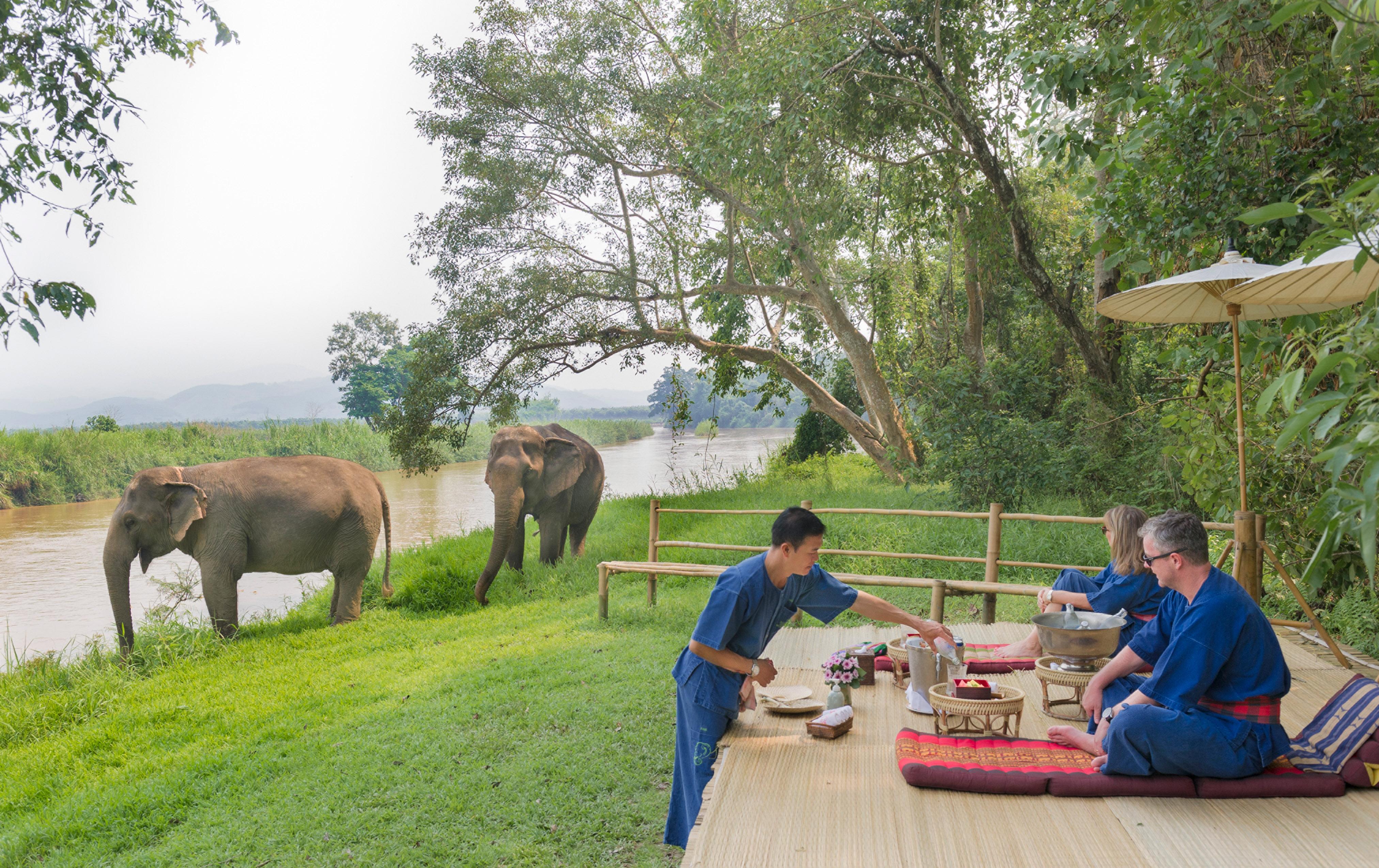 Four Seasons Tented Camp Goldenes Dreieck Exterior foto